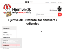 Tablet Screenshot of hjemve.dk